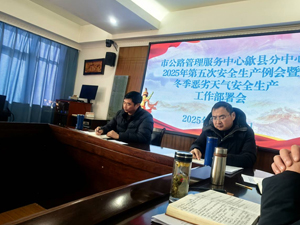 2025年第五次安全生产例会暨冬季恶劣天气安全生产工作部署会召开
